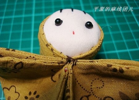Традиционная японская куколка из ткани. Мастер-класс