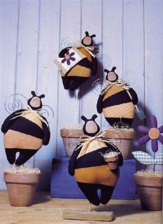 Тильда пчелка: выкройка мягкой игрушки для шитья