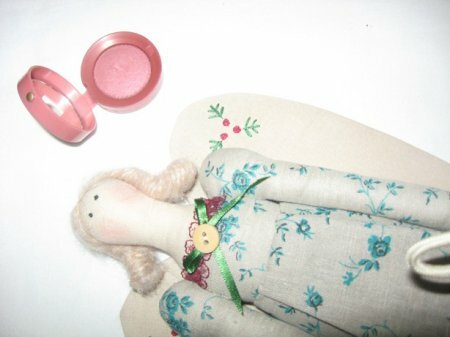 Тильда Винтажный ангел: выкройка и мастер класс по шитью куклы от Анастасии Коломакиной