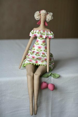 Тильда Фруктовый Ангел или Fruitgarden angel: выкройка и мастер класс по шитью куклы