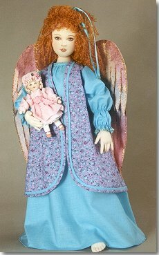 Выкройка тряпичной куклы ангела