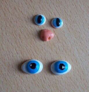 Глаза из пластика для игрушек своими руками. Мастер-класс.