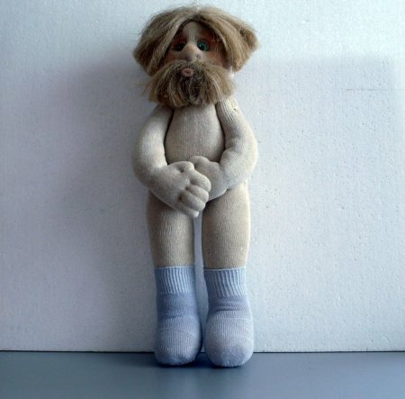 Кукла домовой из носков своими руками. Небольшой мастер-класс.