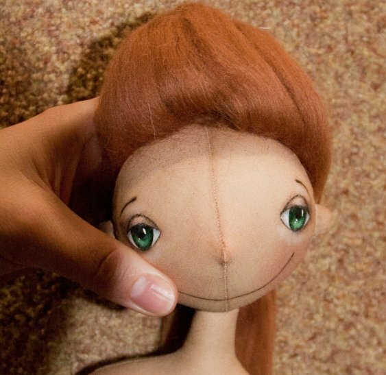 Как сделать кукле волосы