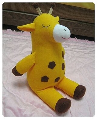 Текстильная игрушка жираф. Выкройка