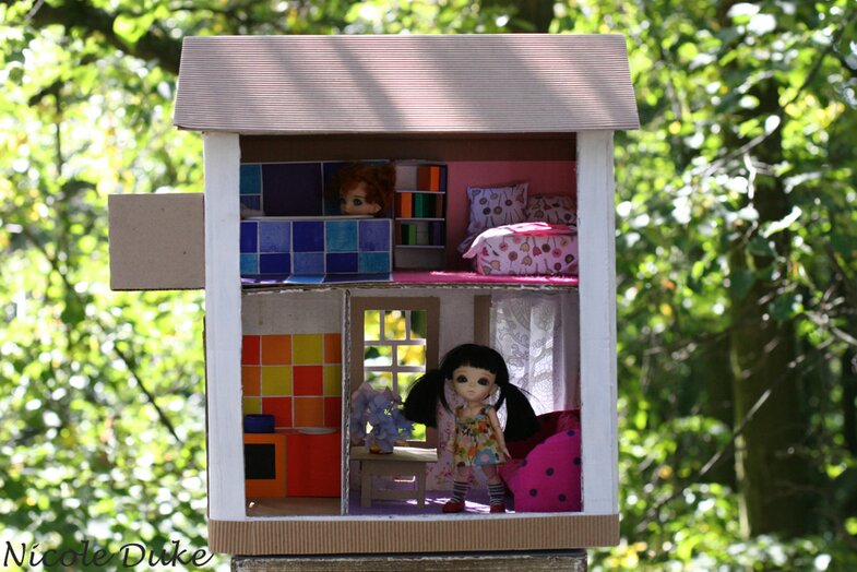 Кукольный домик из картона своими руками с чертежами и видео