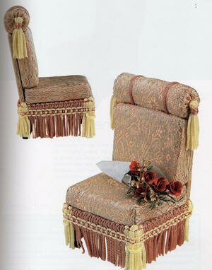 Кресло для кукол в викторианском стиле – мастер-класс
