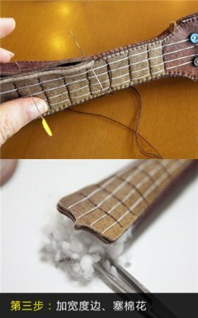 Мастер класс по шитью мягкой гитары для ребенка из фетра
