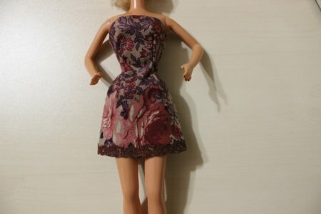 Коктейльное платье для Барби – фото урок с подробным описанием