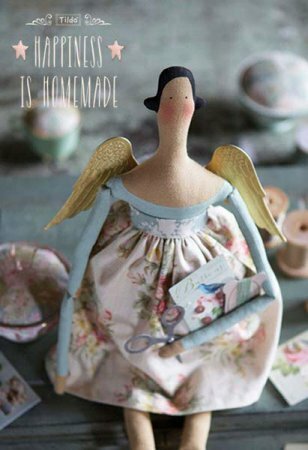 Tilda Homemade angel - выкройка и ход работы